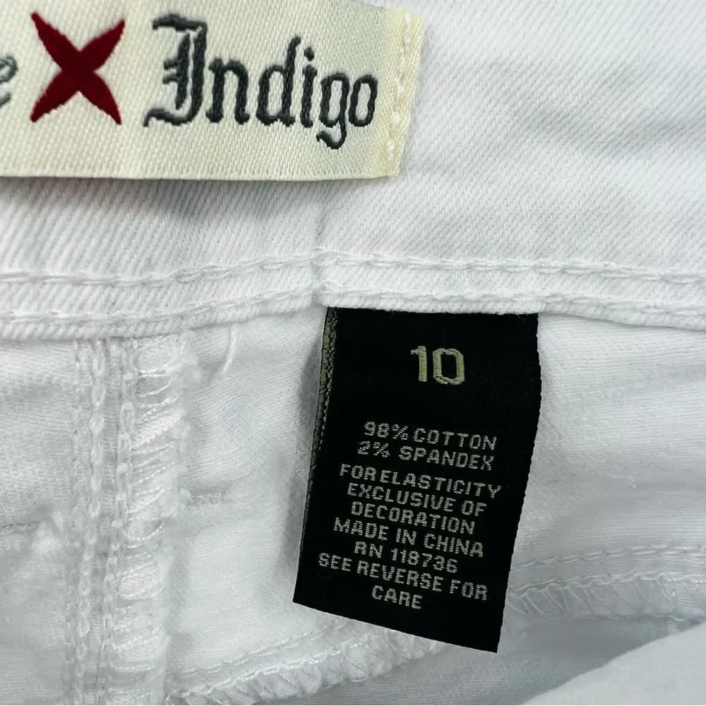 Love Indigo LIFT Push Up Jeans Skinny NON‎ Distressed Classic NO HOLES Size 10